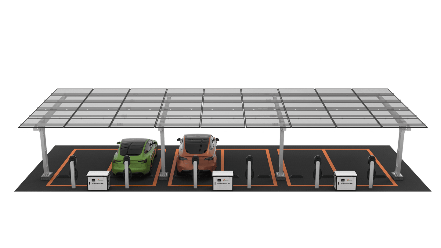 ParkingWell 2 - 10kW, 6.7kWp, 24kWh - Free Shipping by Sea